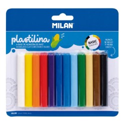 Plastilină 12x11.5 g MILAN