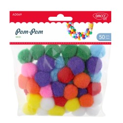 Accesorii craft - AD069 Pom Pom Midi DACO