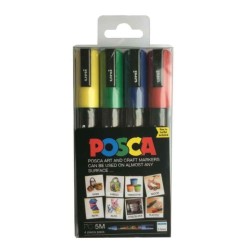 Marker acrilic 5M POSCA set...