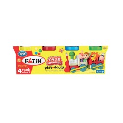 PLASTILINA USOARA MODELING DOUGH 4X130 G FATIH