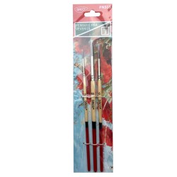 Pensula set 3 par veverita DACO PN513