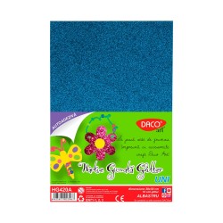 Hartie gumata autoadeziva glitter HG420A 20X30 cm 10 coli DACO