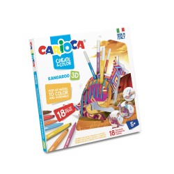 Set 3D + 18 carioci Cangur CARIOCA