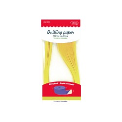 Hartie quilling  42.5X0.5 cm 100/set DACO HQ100G galben