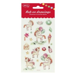 Abtibild - AB107 Unicorni Desene transferabile DACO