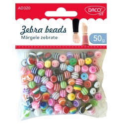 Accesorii craft - AD320 Margele zebrate DACO