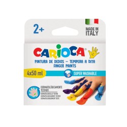 ACUARELE FINGER 4X50 ML CARIOCA BABY