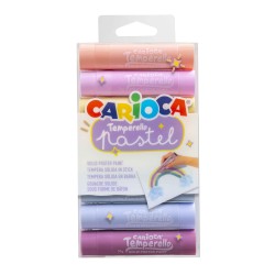 CULORI TEMPERA SOLIDA 8C PASTEL CARIOCA 42673