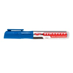 Marker reincarcabil pentru tabla magnetica MK231A ReMARKER, albastru DACO